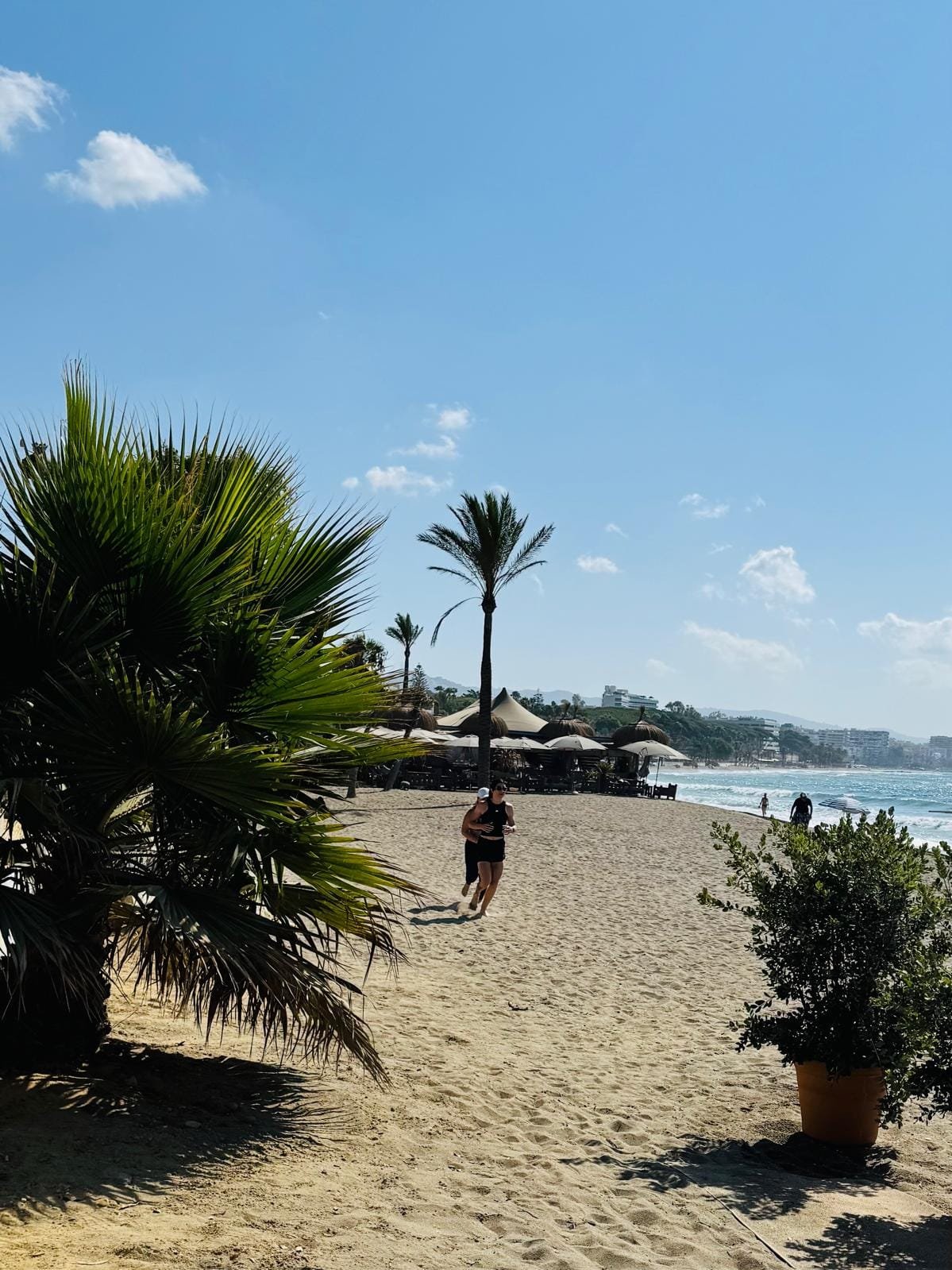 Beachfront near the marina in Puerto Banús, Marbella