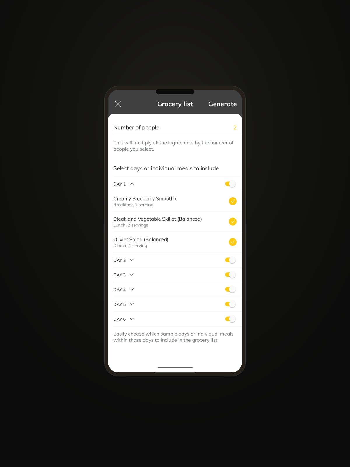 Smart Grocery Lists